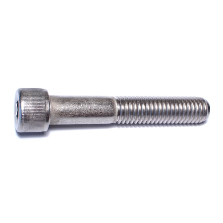 Midwest Fastener 1/2"-13 Socket Head Cap Screw, Standard, 18-8 Stainless Steel, 3 in Length, 4 PK 67866